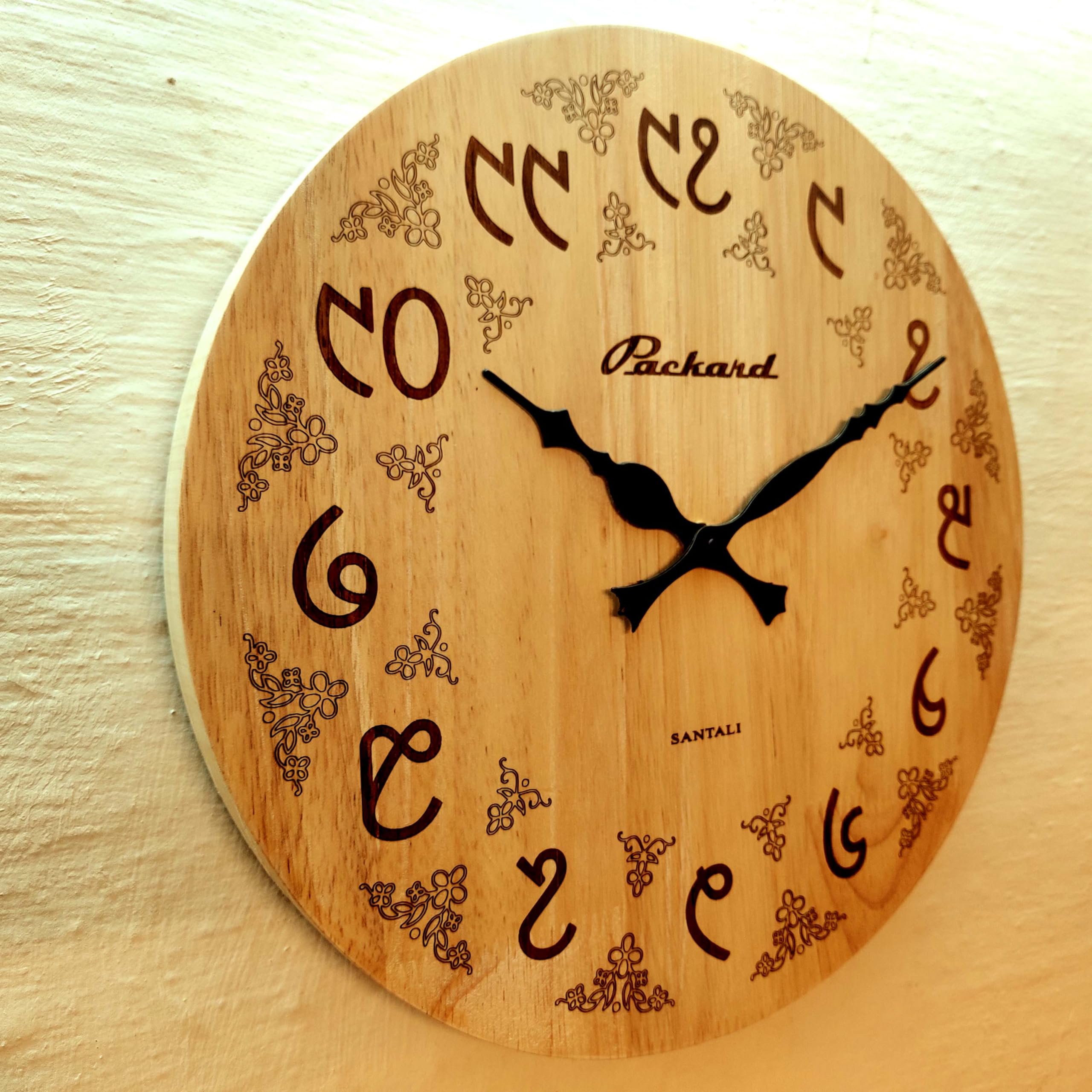 Packard - LC311 - Indian Language Clocks - 11inch (Santali)