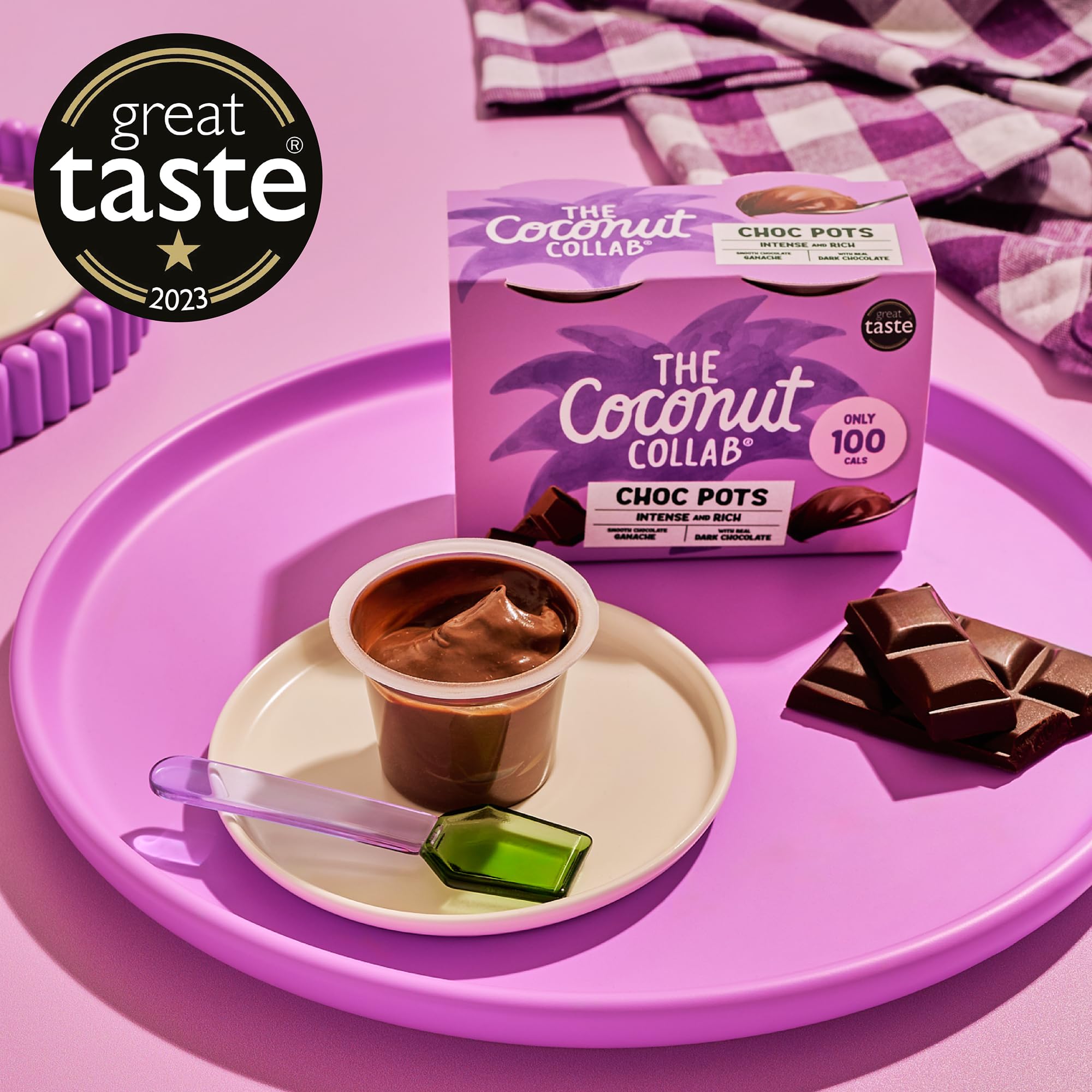 COCO KERA 3つセット The Coconut Collaborative Little Choc Pot, 4 x 45 g | Grocery