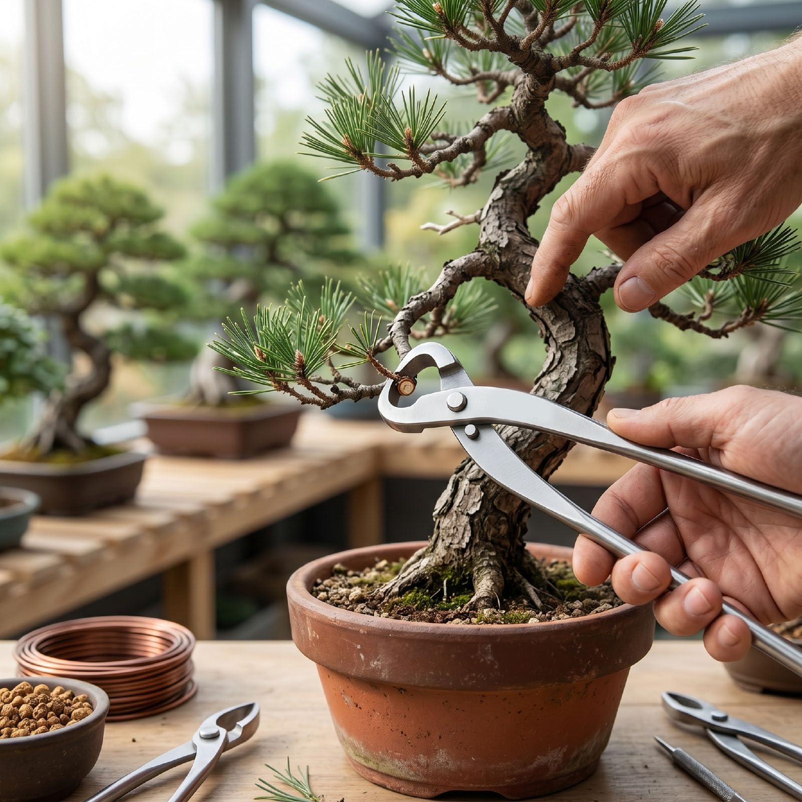 Versatili Utensili per Bonsai in Acciaio Inossidabile da 27 Cm Taglierina
