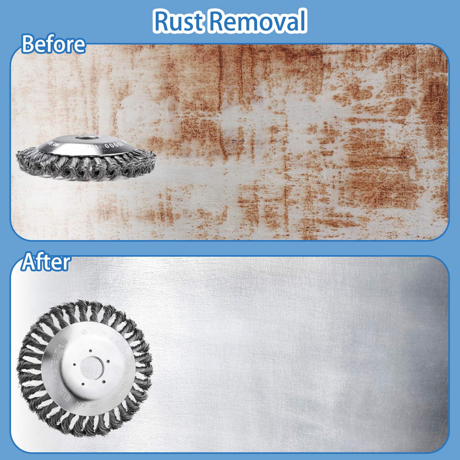 Joyhoop Unkrautbürste 2er Pack - 150mm Freischneider Für Motorsense & Trimmer