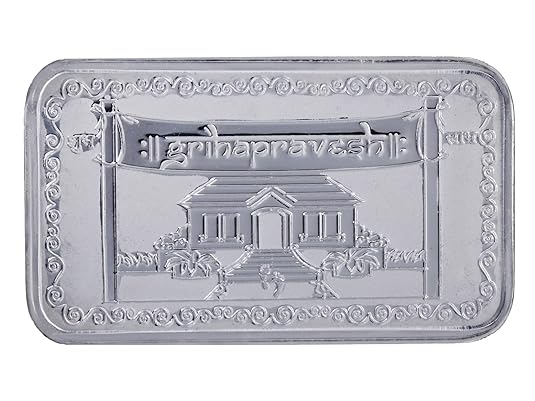 BIS Hallmarked Silver BAR 10 grams Gruh Pravesh