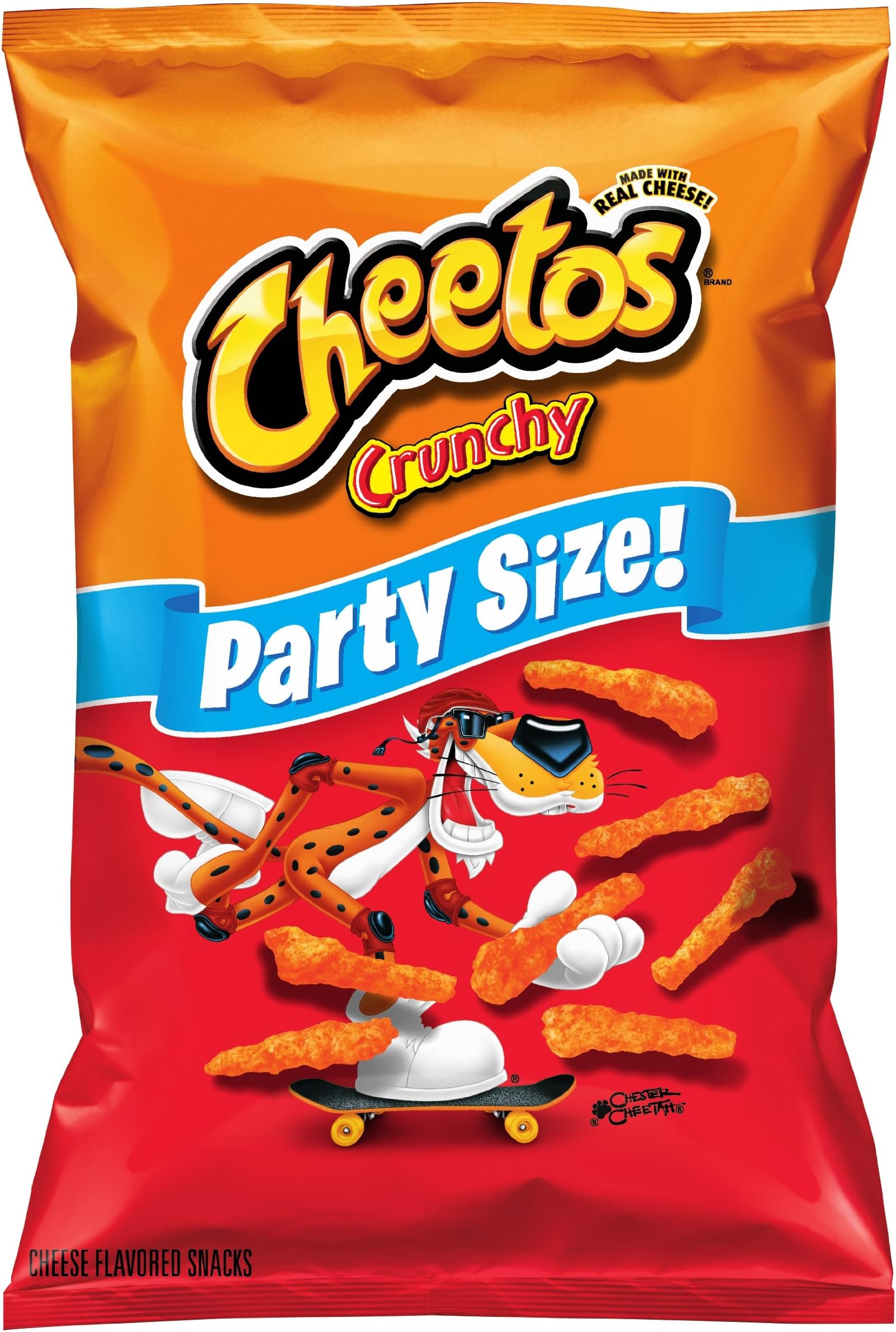 Cheetos Cheese Snacks, Party Size Cheetos Crunchy, 18.5 oz