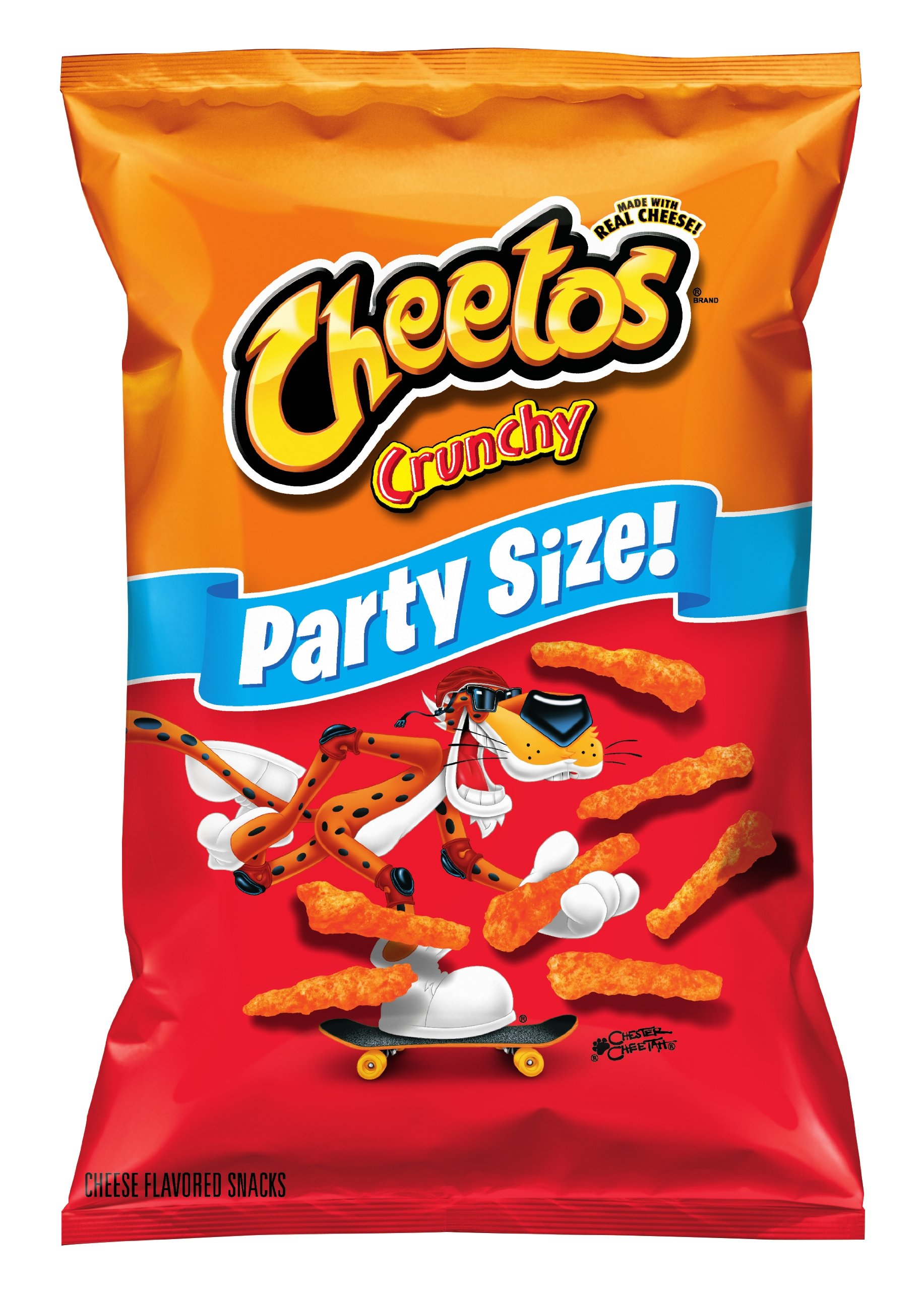 Cheetos Cheese Snacks, Party Size Cheetos Crunchy, 18.5 oz