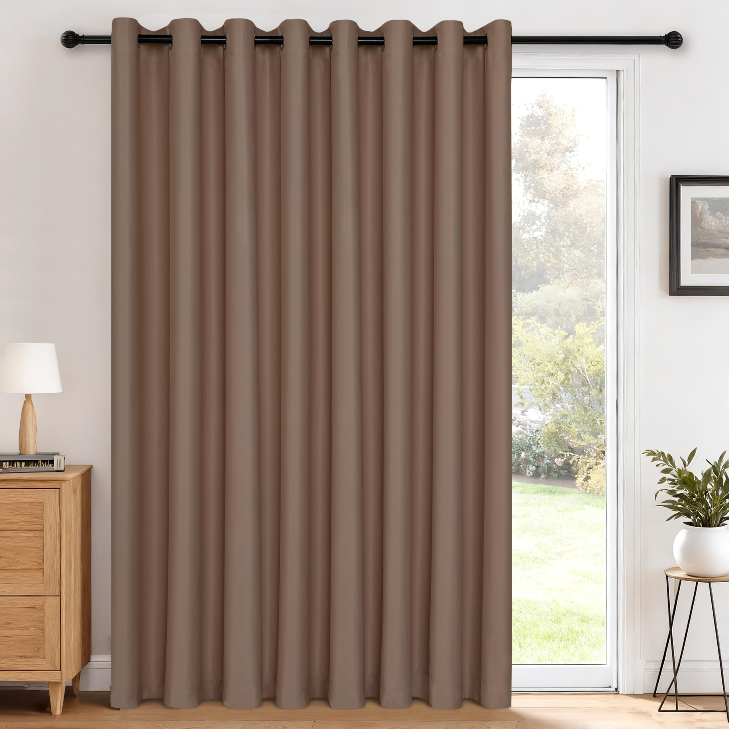 Rideau occultant extra large isolant thermique 254x213 cm pour séparation pièce