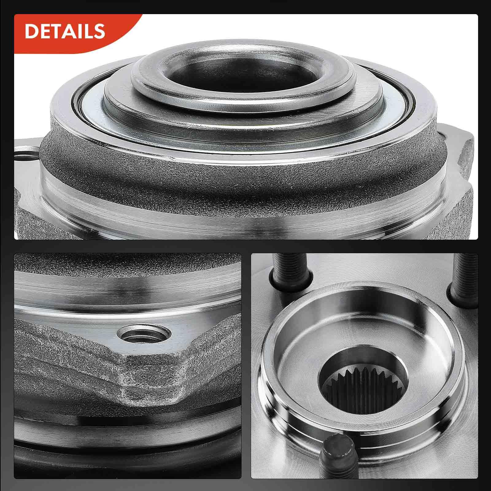 Frankberg Rodamiento de rueda Kit de rodamientos de rueda Eje delantero | eje delantero, 52128352AB; 52128352AB; Compatible con: Cherokee KJ