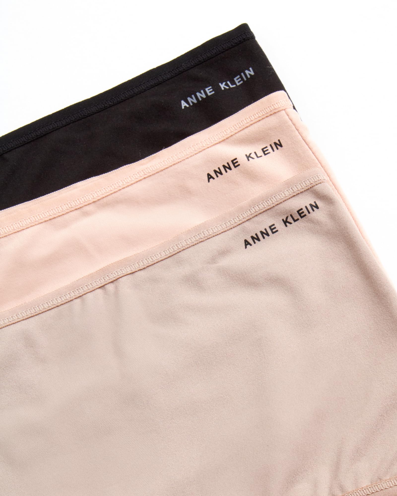 Anne Klein Damen-Bikini-Höschen – 3er-Pack, atmungsaktiv, nahtlos, Stretch-Mikrofaser, Damen-Unterwäsche, S-XL