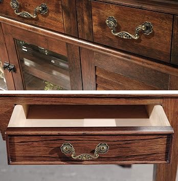 Uenhoy 6 Pcs 3 Inch Bail Handle Drop Pulls Vintage Drop Bail Drawer Pulls