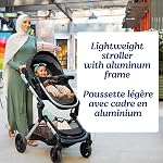 Système de voyage Graco Modes Nest, combo poussette et siège d'auto 3-en-1 avec siège d'auto Lite SnugRide SnugLock 35 Elite, orienté vers l'arrière de 1,8-16 kg (4-35 lb), Nico