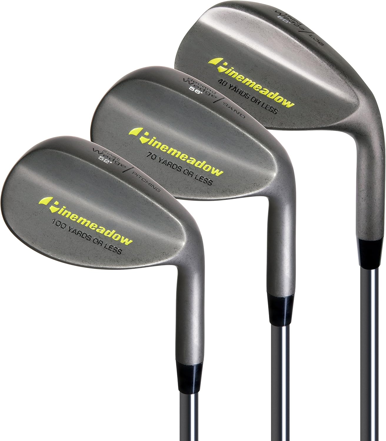 Pinemeadow Golf Men's 3 Wedge Set 52/56/60, Right Hand, Steel, Regular