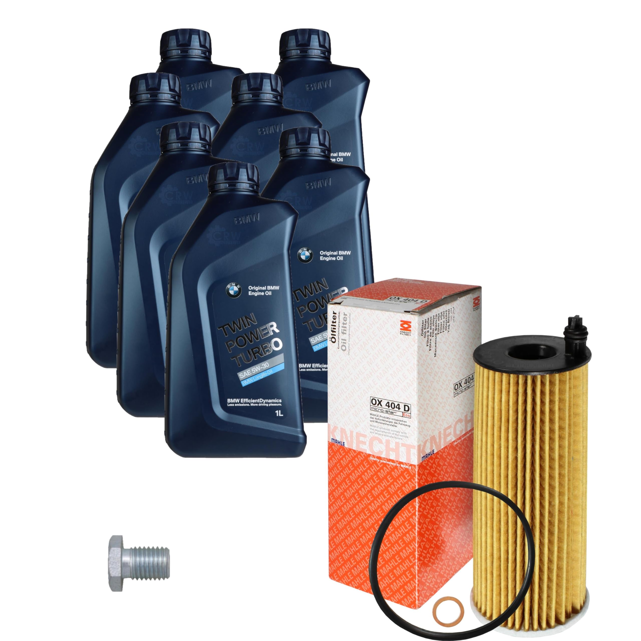 Inspektionspaket Wartungspaket Filterset mit 7 L Motoröl TWIN POWER TURBO 5W-30, Ölfilter, Verschlussschraube