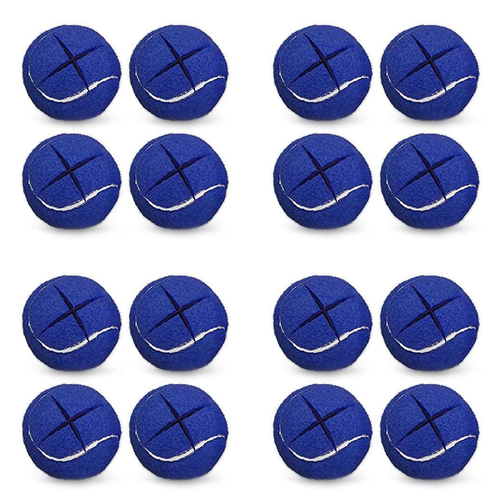 16 Balles de Tennis pour Marcheurs Balles de Tennis de Qualit� Sup�Rieure pour Pieds de Meubles et Protection des Durs