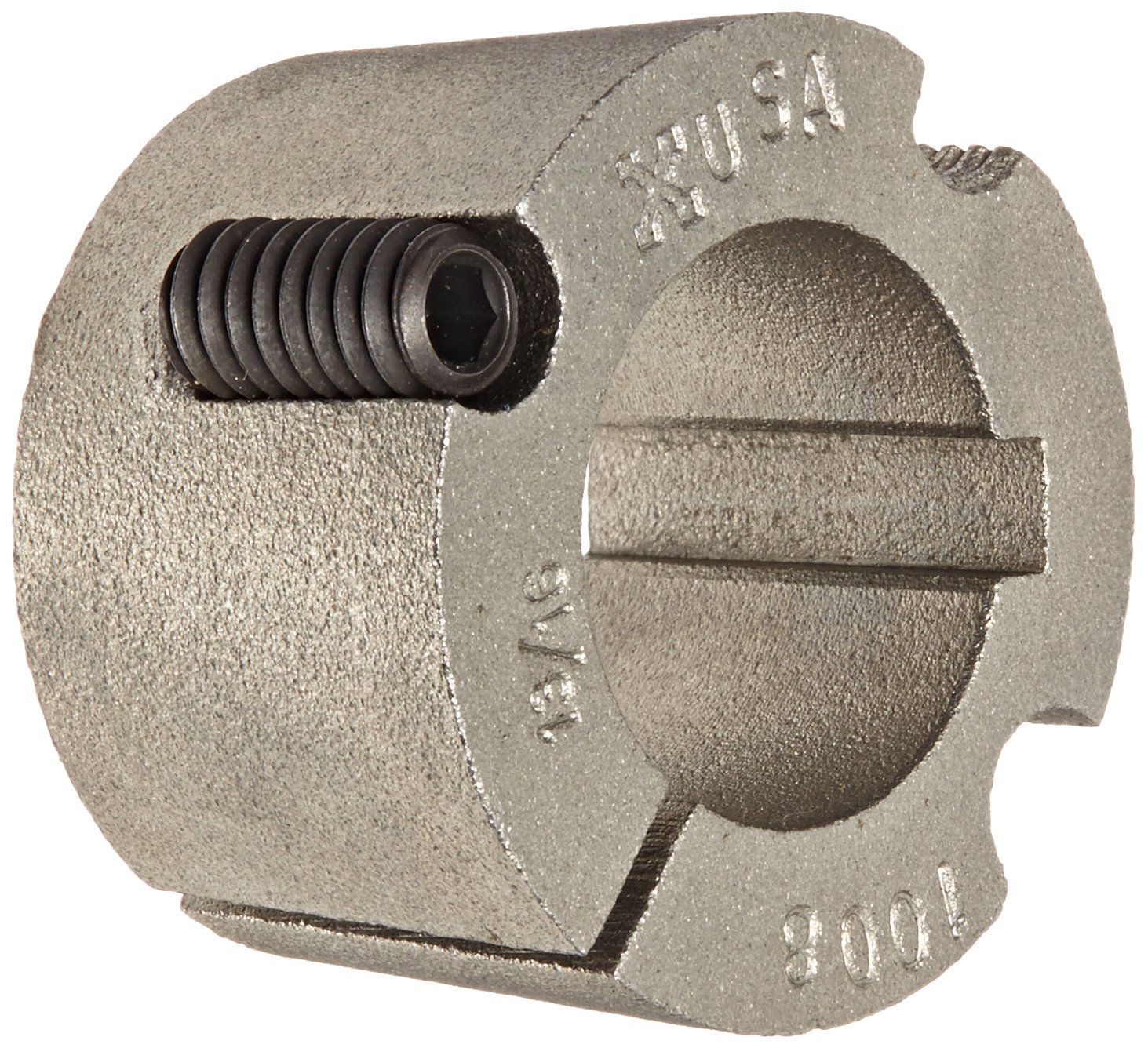Martin 1008 13/16 Taper Bushing, Sintered Steel, Inch, 0.81" Bore, 1.386" OD, 0.875" Length