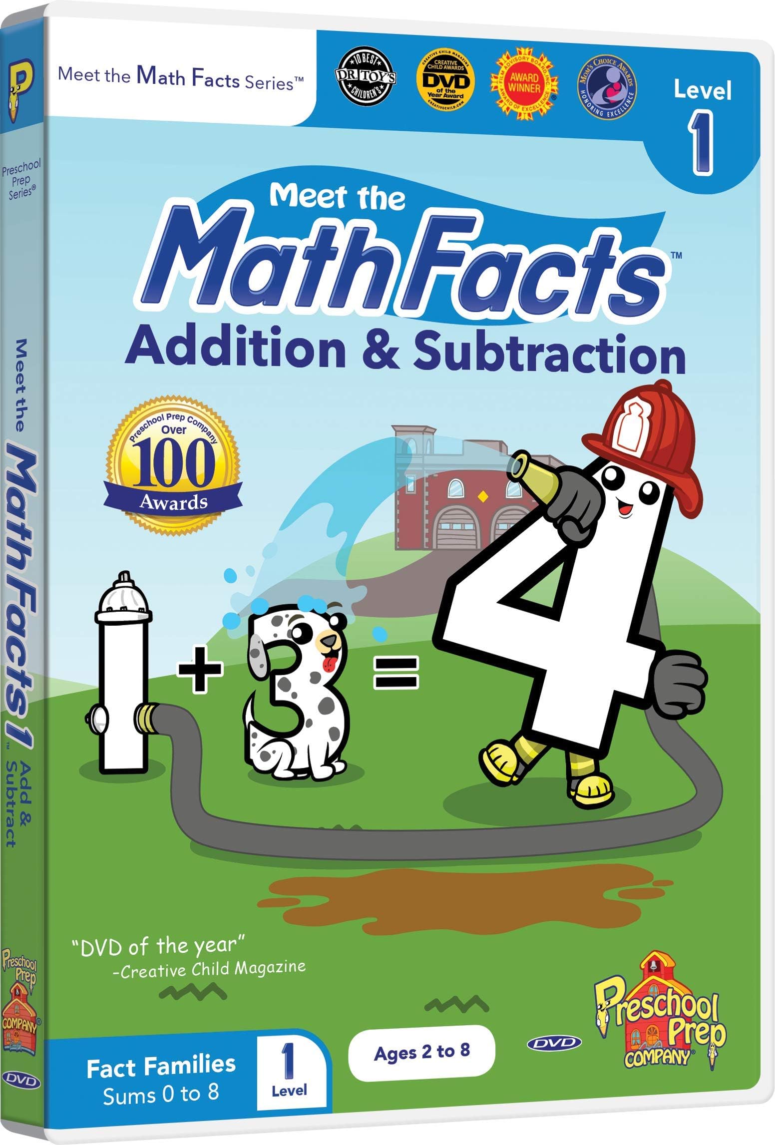 Meet the Math Facts Addition & Subtraction Level 1 DVD