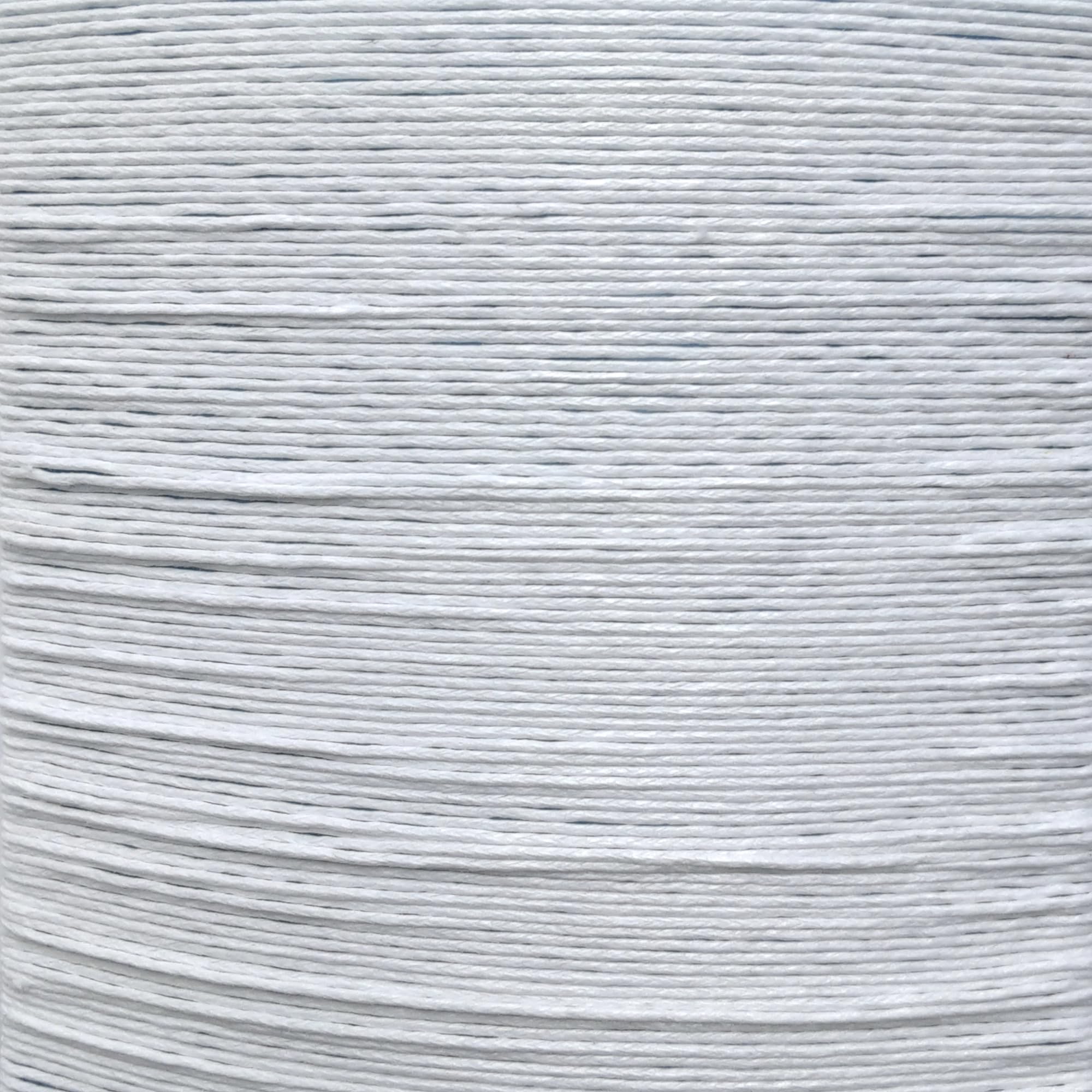 Waxed Cotton Cord 1mm,10m Jewellery Making & Bracelet Necklace Craft (4. WHITE)