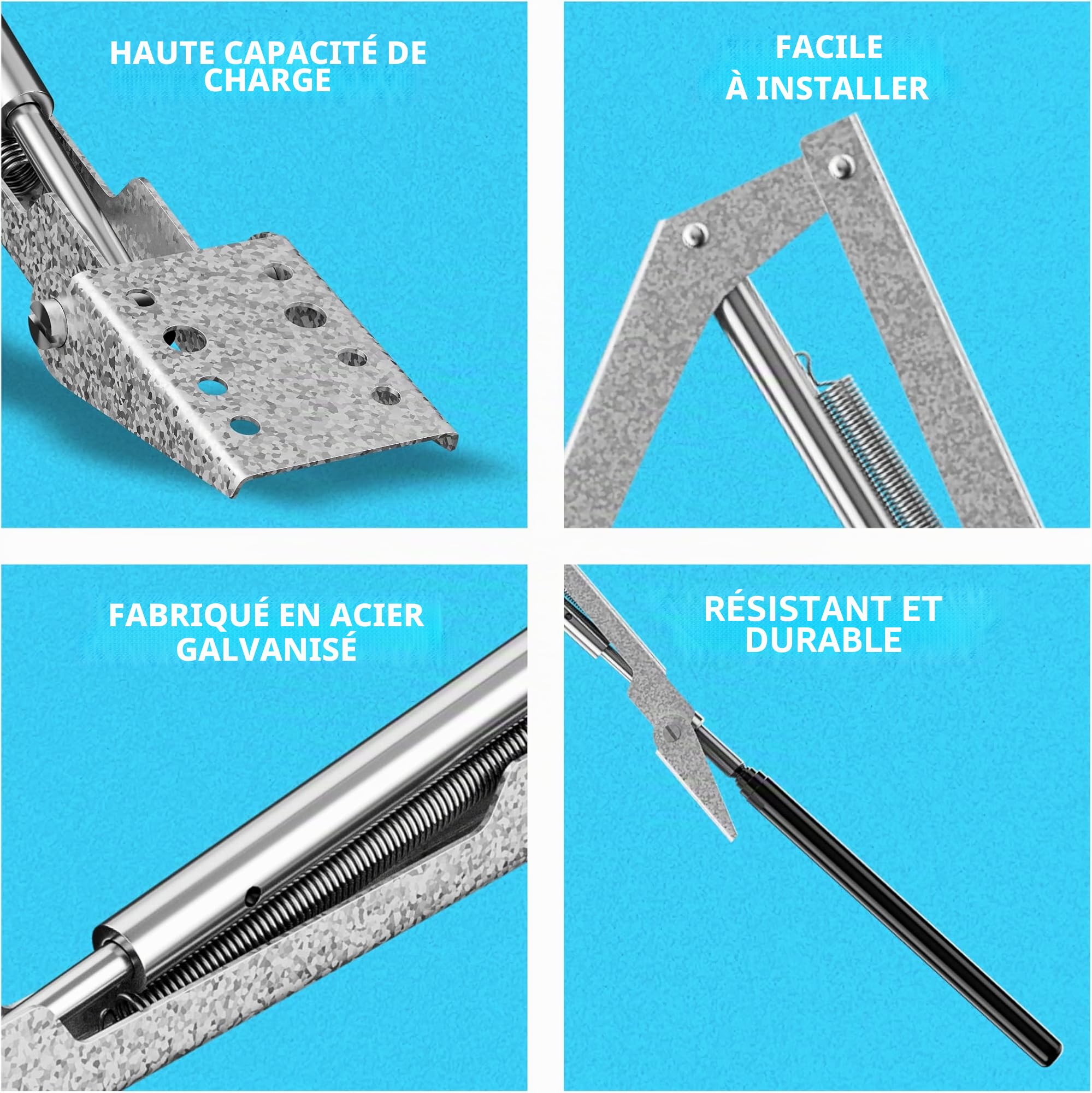 HAYATEC Système d'ouverture automatique pour serre Ouvre-fenêtre pour serre – Régulation de température, sans électricité, robuste et résistant aux intempéries – Capacité de levage de 7 kg, hauteur de
