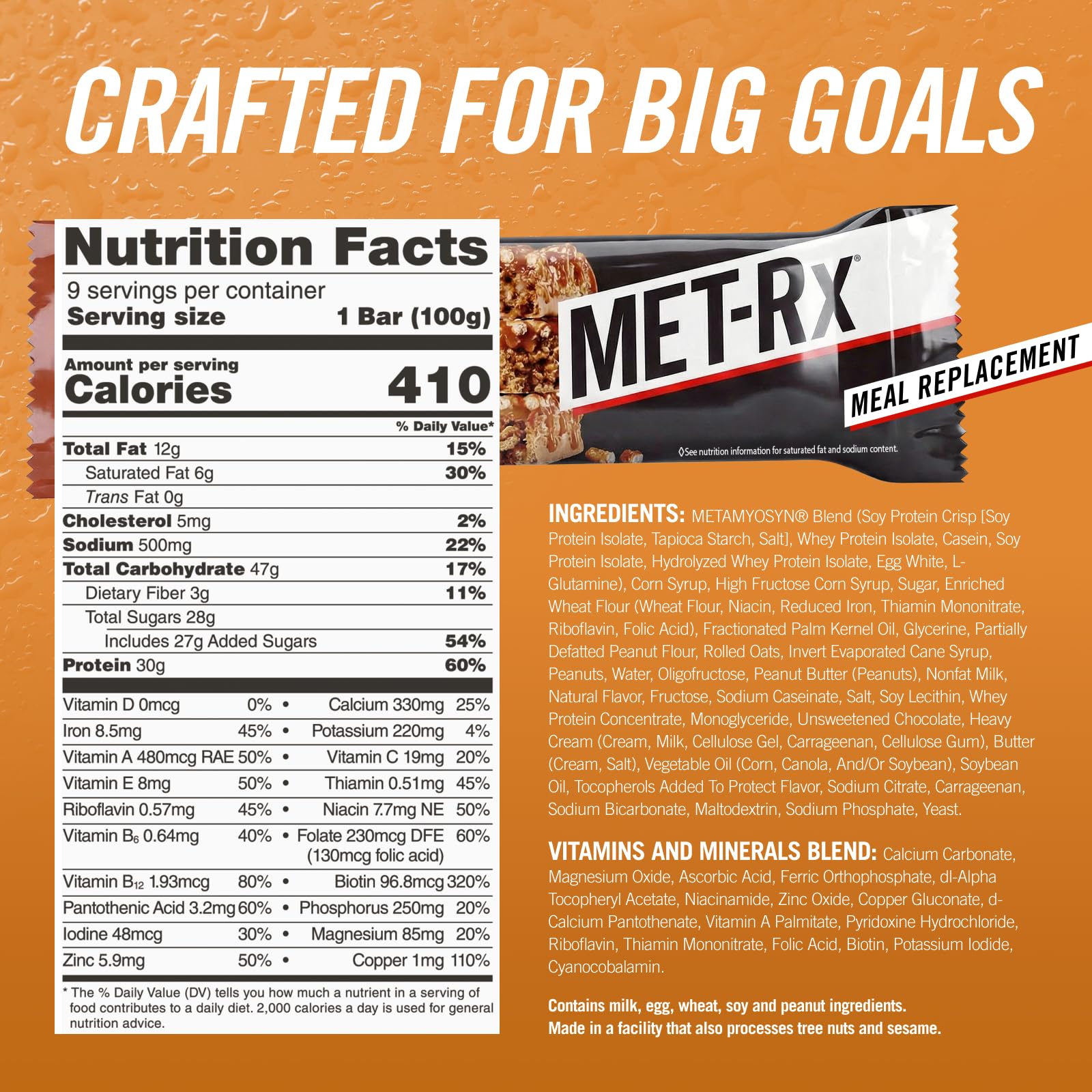Met-Rx Protein Bar