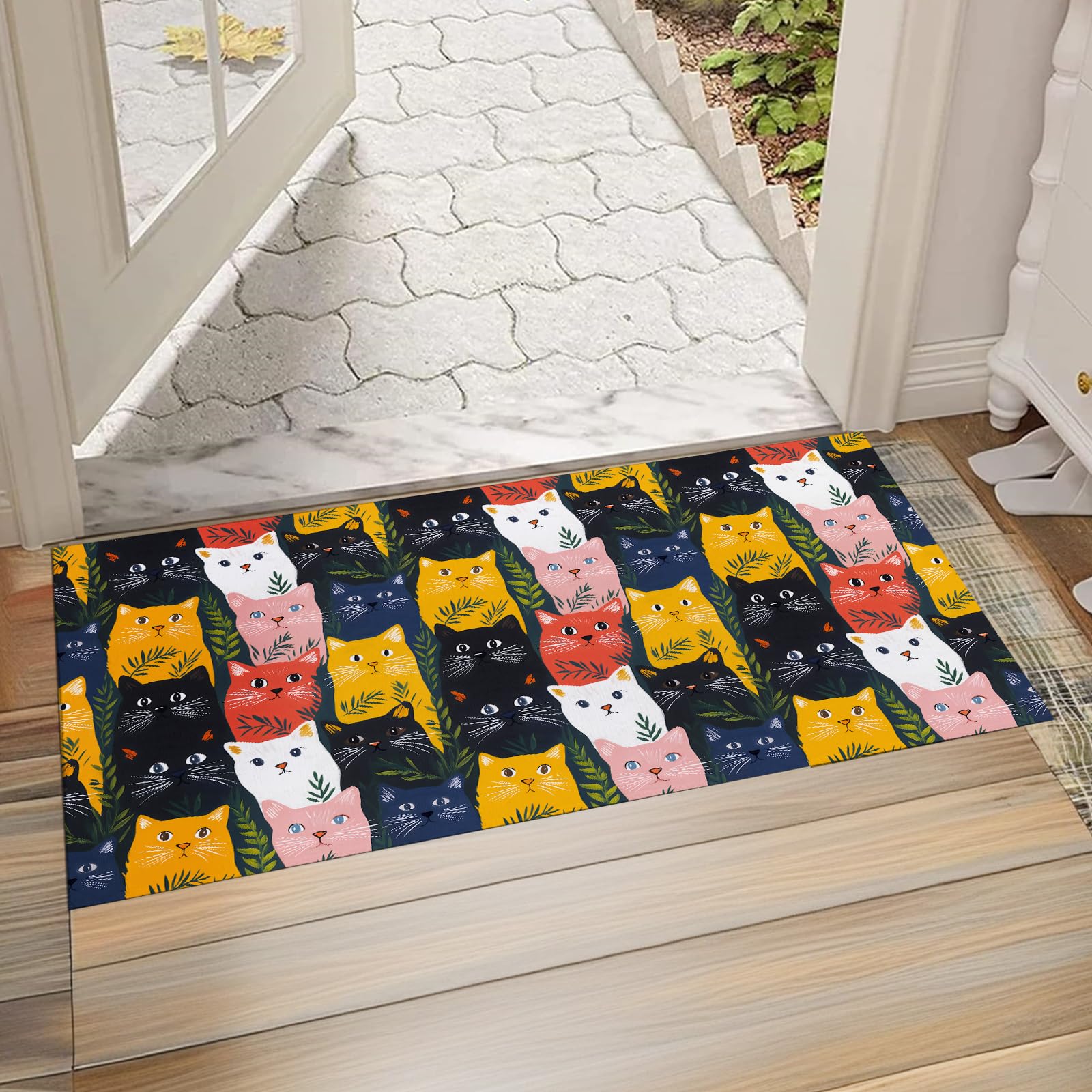 Amazon.com: Zeleda Cat Indoor Door Mat, Non-Woven Fabric Door Mat