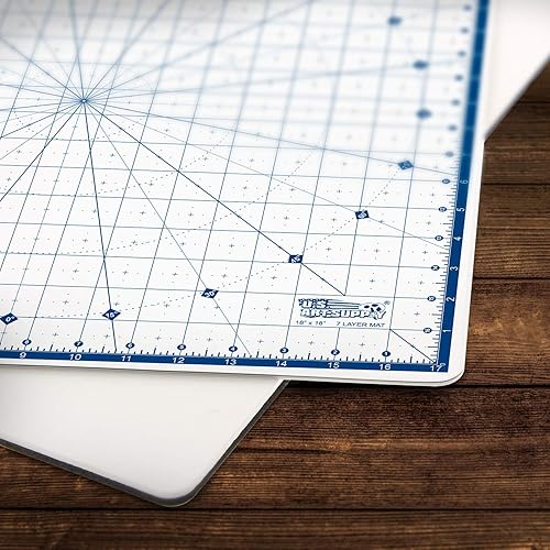 Miniatura 10 de U.S. Art Supply Alfombrilla de corte profesional de 8 x 8 pulgadas, de alto contraste, de alto contraste, resistente, antideslizante, de 7 capas,