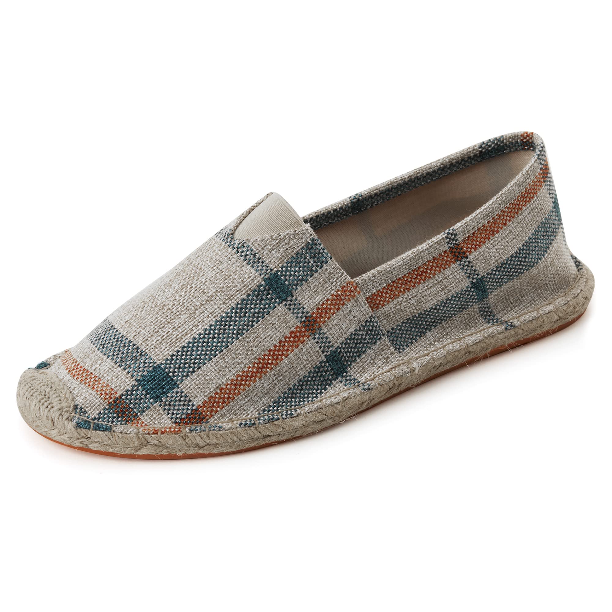 Espadrilles for Men with Flat Slip-on Fashion Casual Classic Canvas