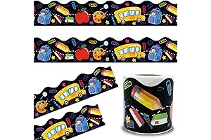 CIEOVO 67.9 Ft Back to School Border