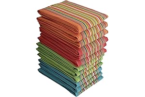 Simpli-Magic 79335 Salsa Stripe Kitchen Dish Towels: Elevate Your Mexican Kitchen with Vibrant Style