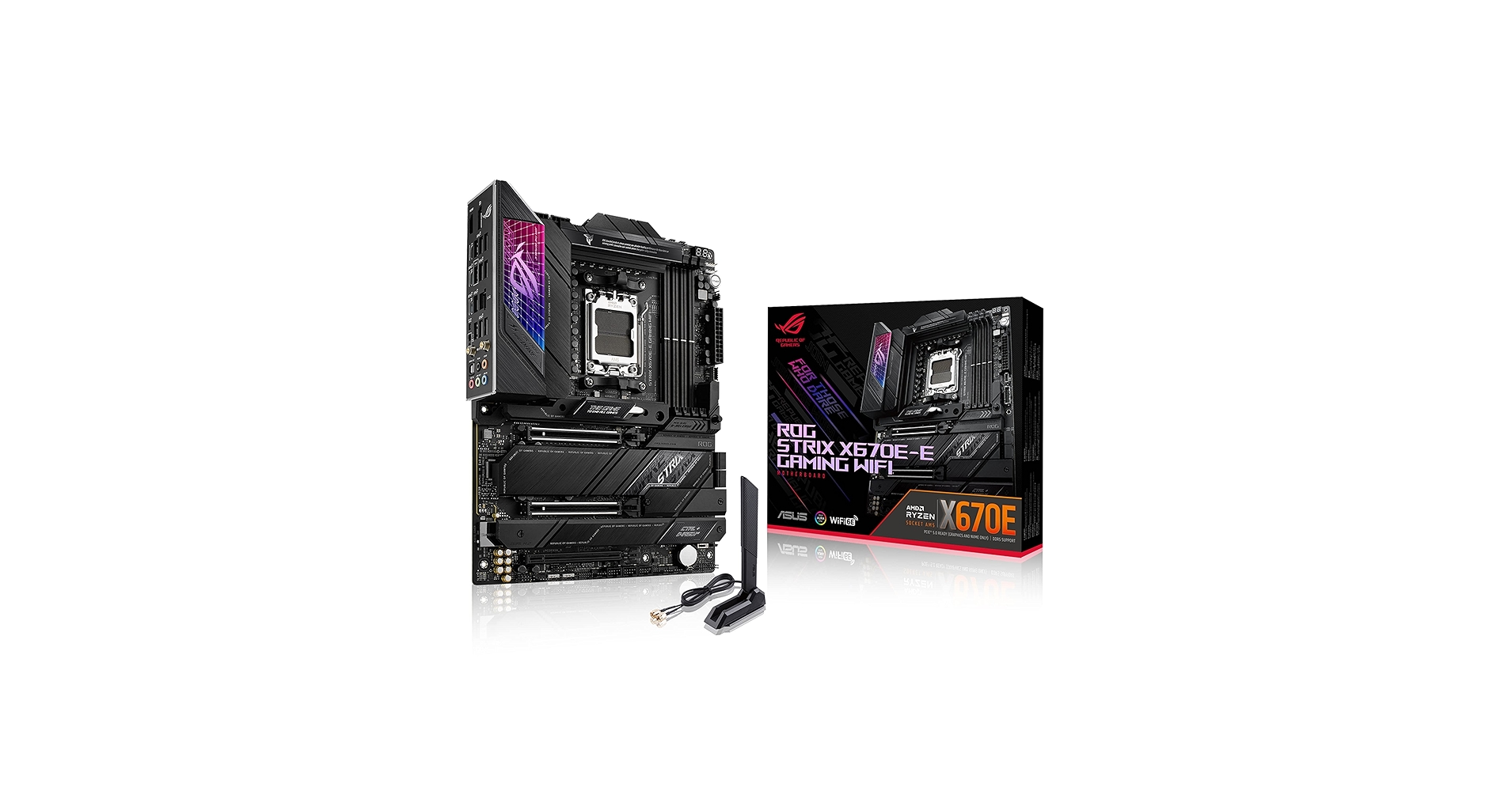 【野良犬】ROG STRIX X670E-E ゲーミングマザーボード ROG STRIX X670E-E GAMING WIFI | ROG Strix | Gaming