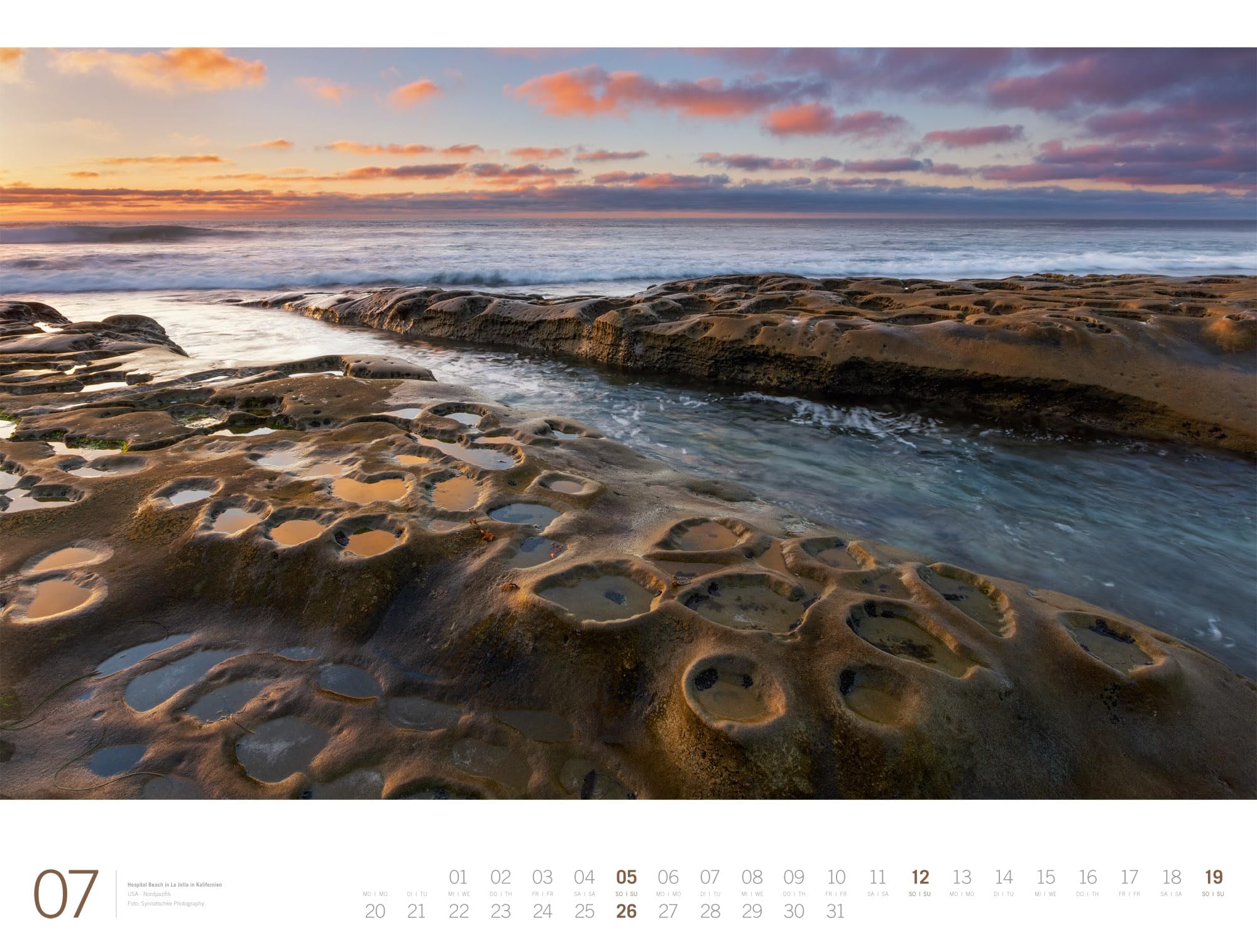 Meer Gallery Kalender 2026 | Außergewöhnlicher Meeres-Kalender im großen Querformat (66x50 cm) | Küste und Strand im Großformat