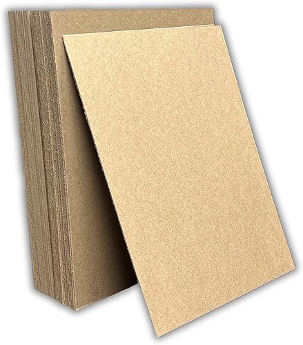 Miniatura 2 de ARTCORR 50 hojas de aglomerado de 8.5 x 11 pulgadas - 50 puntos (punto) - Grosor de 0.050 pulgadas - Pesadas - Hechas en Estados Unidos - Ideal para