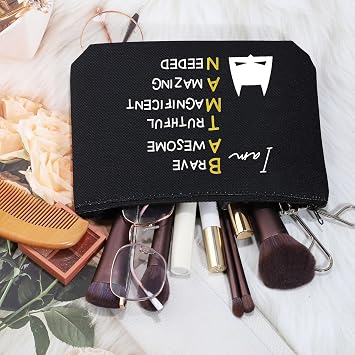 MEIKIUP Fledermaus-Make-up-Tasche – Wasserabweisend, 23,5x17 Cm, Geschenk Für Fans & Liebhaber