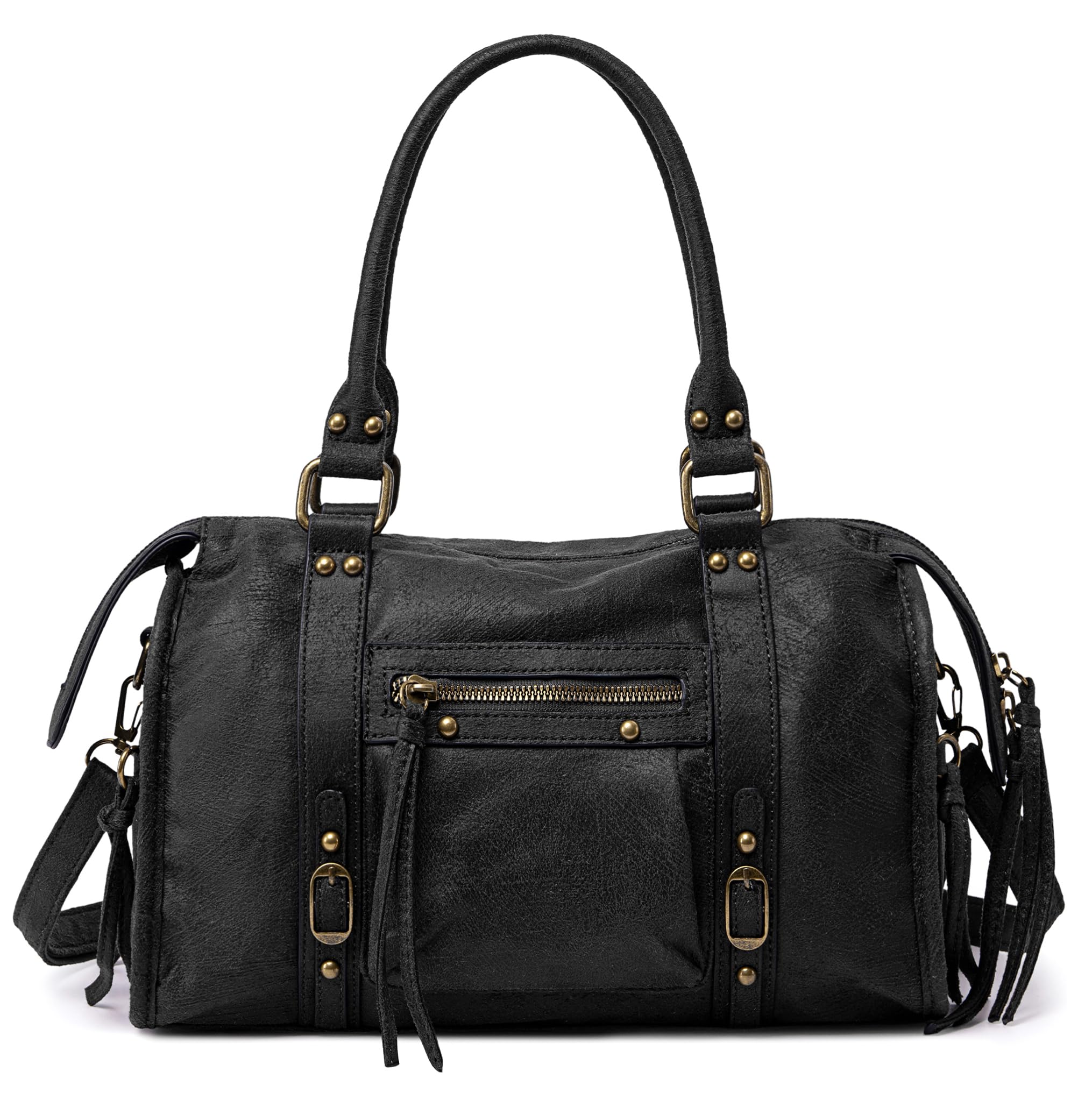David Jones - Damen Handtasche Wildleder, Umhängetasche Vintage