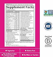 Vista 6 de Garden of Life Probióticos Crudos para Mujeres – 85 mil millones de UFC probióticos para la salud vaginal con vitaminas, minerales y enzimas – 90