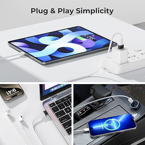 Miniatura 6 de FLYHANA Adaptador de cámara USB, USB 3.0 OTG Cable Interfaz, Soporte USB Hub Reader, Flash Drive, Controlador de teclado MIDI, hasta 500mAh, ET9