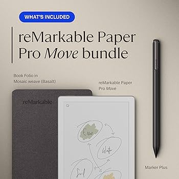 reMarkable Paper Pro Move – Pacote fólio Weave | Tablet de papel