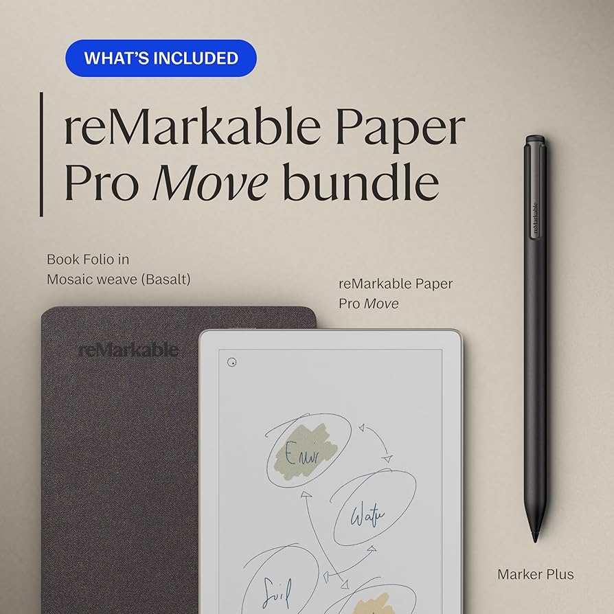 reMarkable Paper Pro Move Advanced Pack | Electronic Ink Tablet