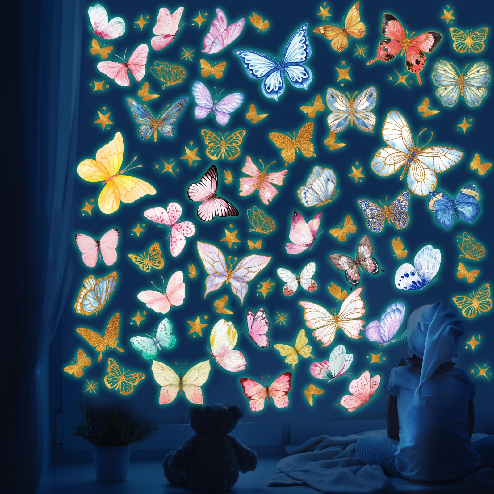 10 kleuren 12PCS vlinder zilveren spiegel decoratie huiskamer kunst 3D DIY muurstickers kopen vanaf een prijs van 0.38