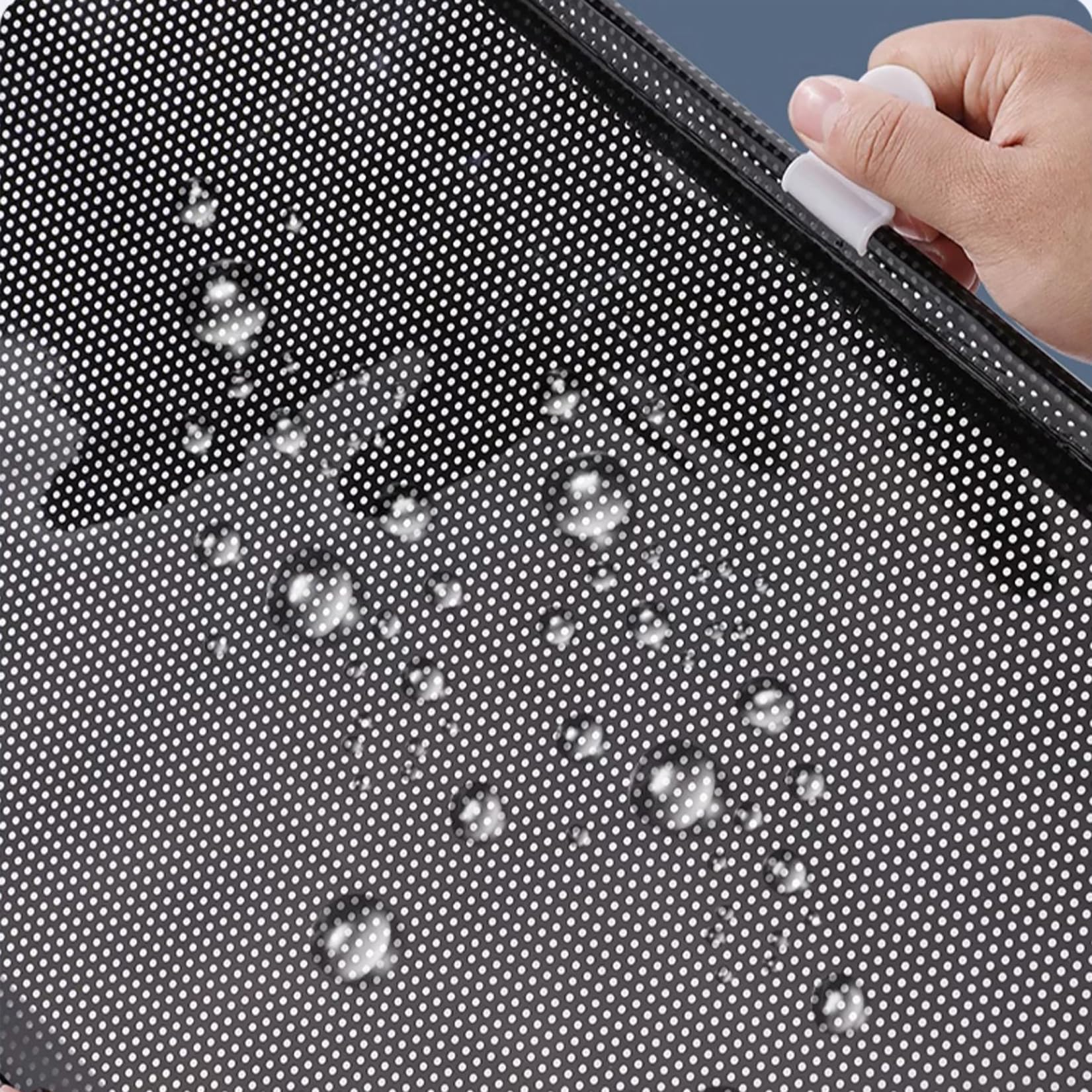 Store enrouleur translucide noir 58 x 100 cm, sans perçage, isolation thermique, protection solaire amovible pour chambre à coucher, bureau et voiture, facile à installer, solution de filtrage de la