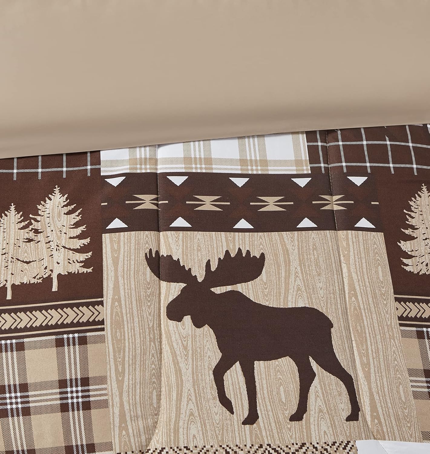 Canyon Trail Brown 2 Piece Microfiber Comforter Set - Twin