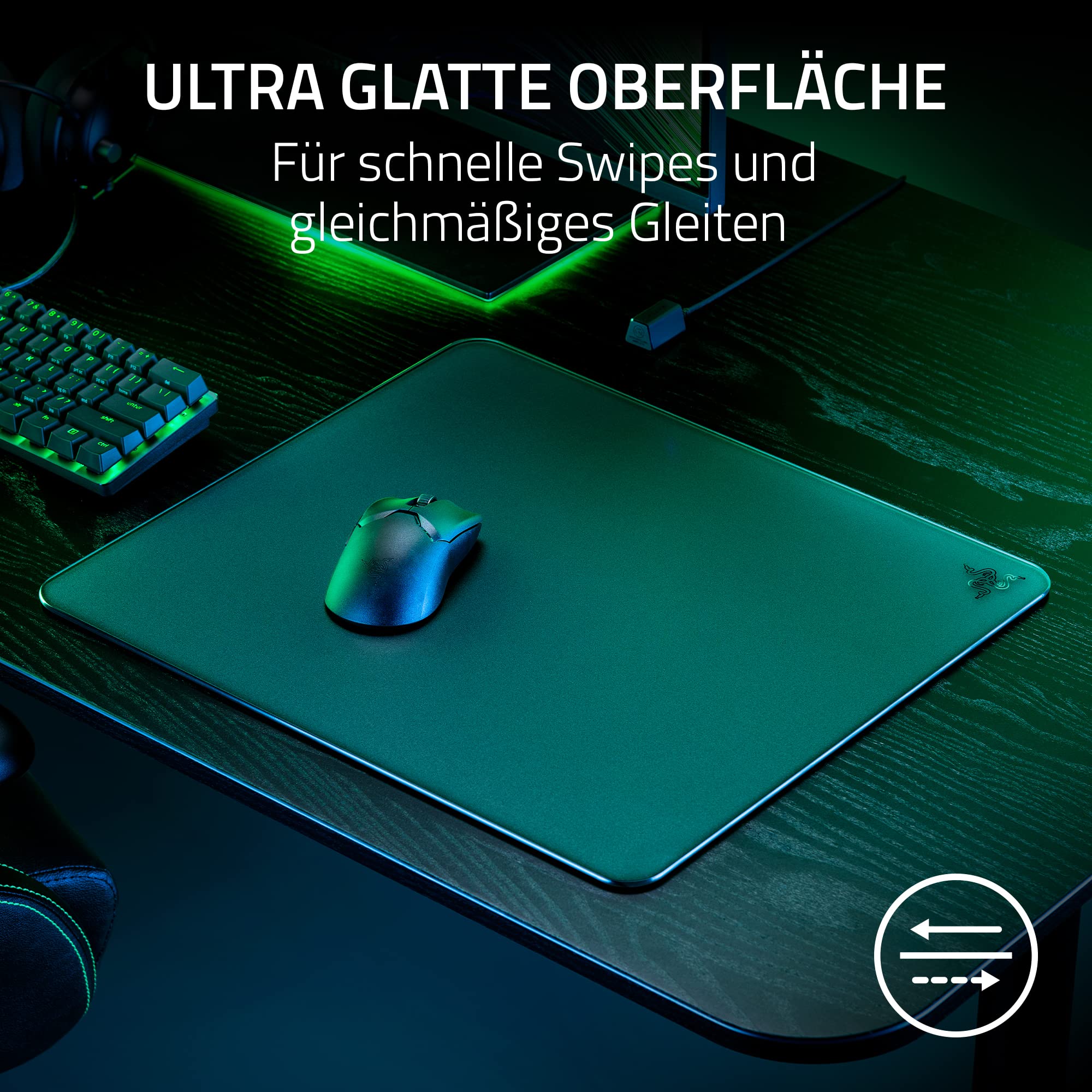 Razer Atlas - Glasmausmatte Schwarz: Amazon.de: Games