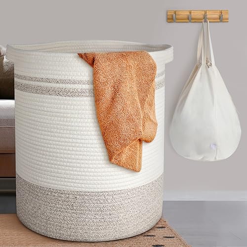 Laundry Hamper with Reomveable Laundry Bags (Rope Mix)