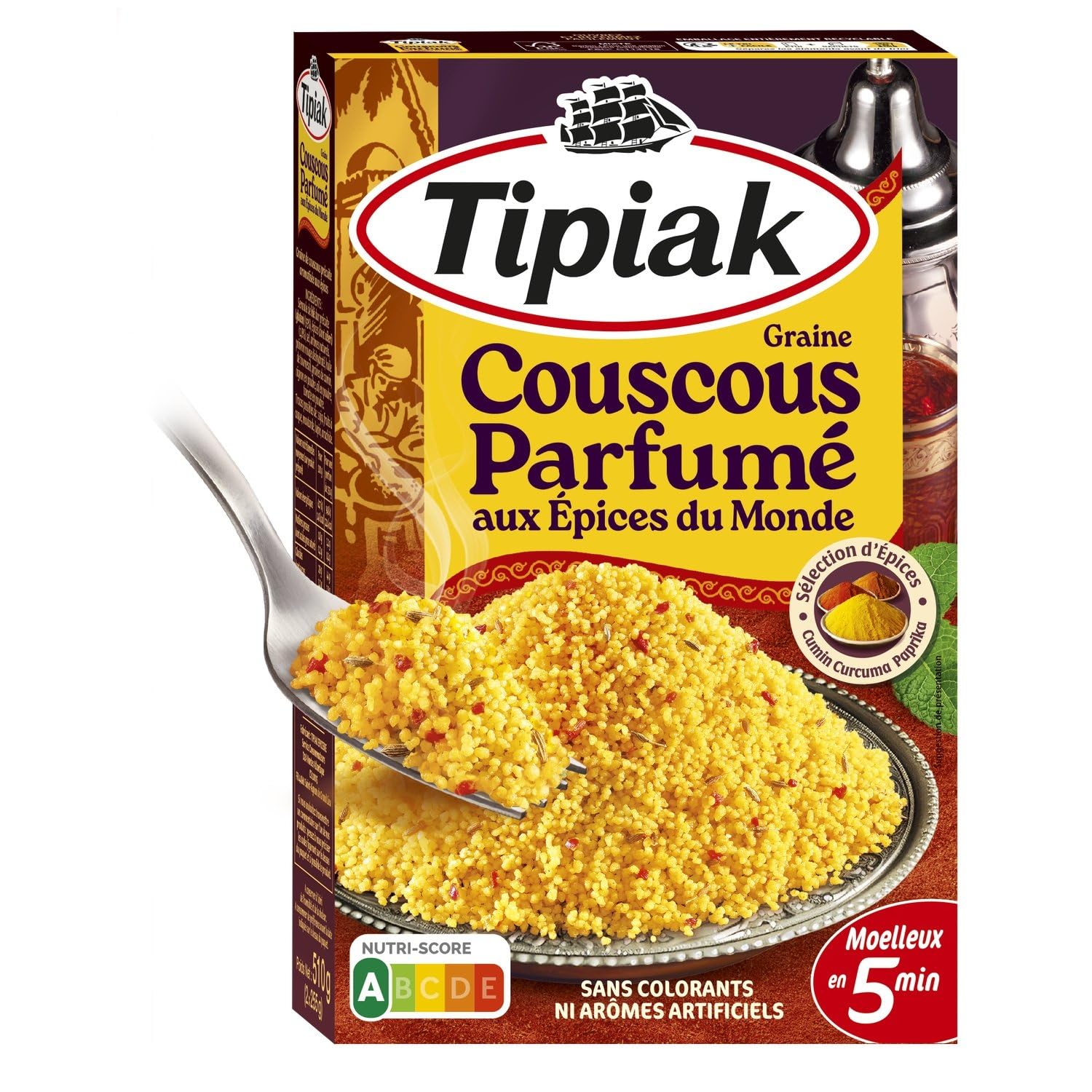 Tipiak Graine Couscous Scented with Spices of the World