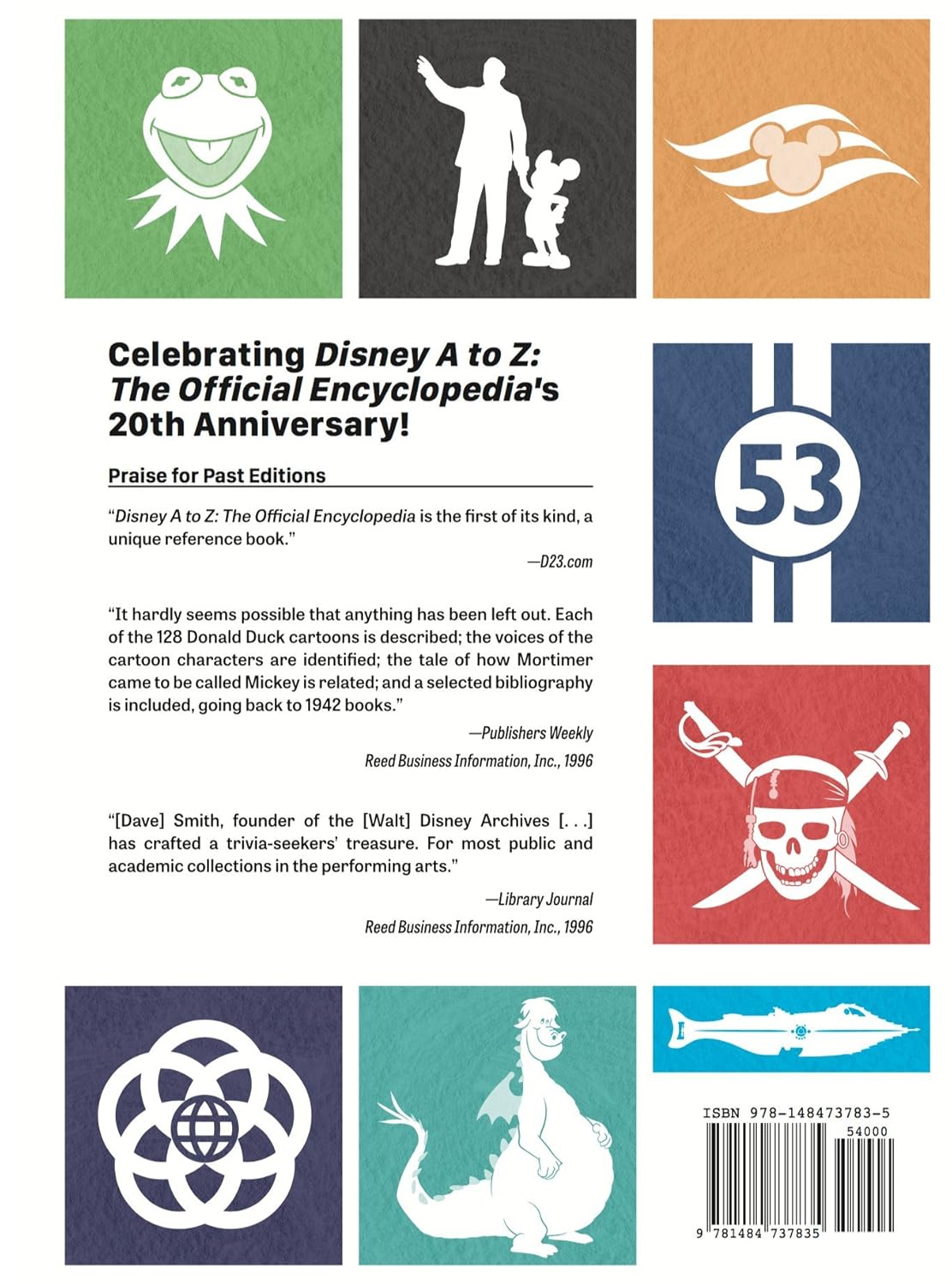 Disney A to Z: The Official Encyclopedia (Fifth Edition) (Disney Editions Deluxe)      Hardcover – November 15, 2016