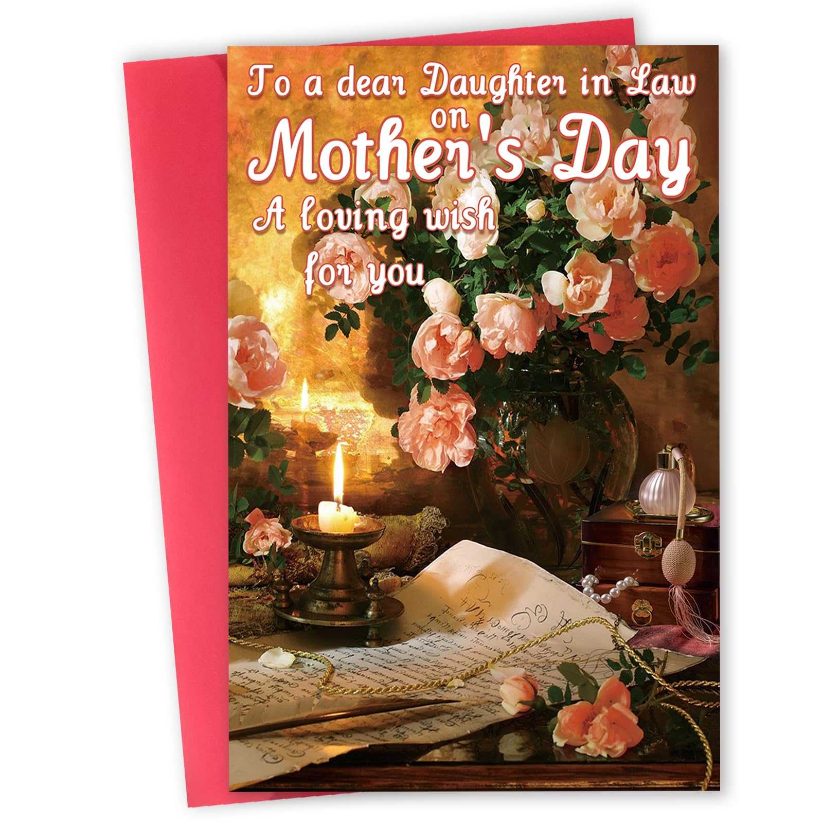 Beixian Mothers Day Gifts for Daughter In Law, Mother's Day Card for Daughter-In-Law, Mother's Day Gifts Ideas from Mother In Law