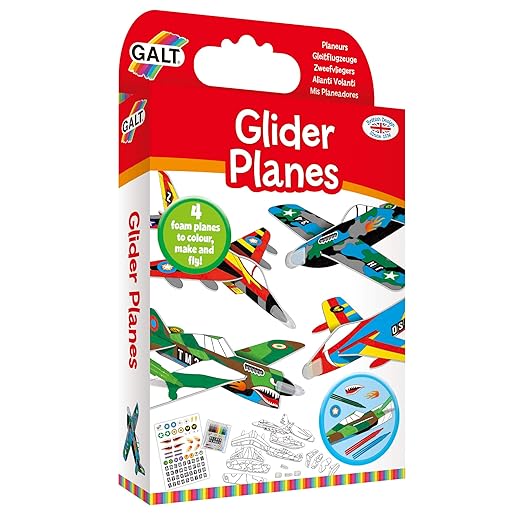 Galt Toys 1004705 Glijvliegtuigen, Multi