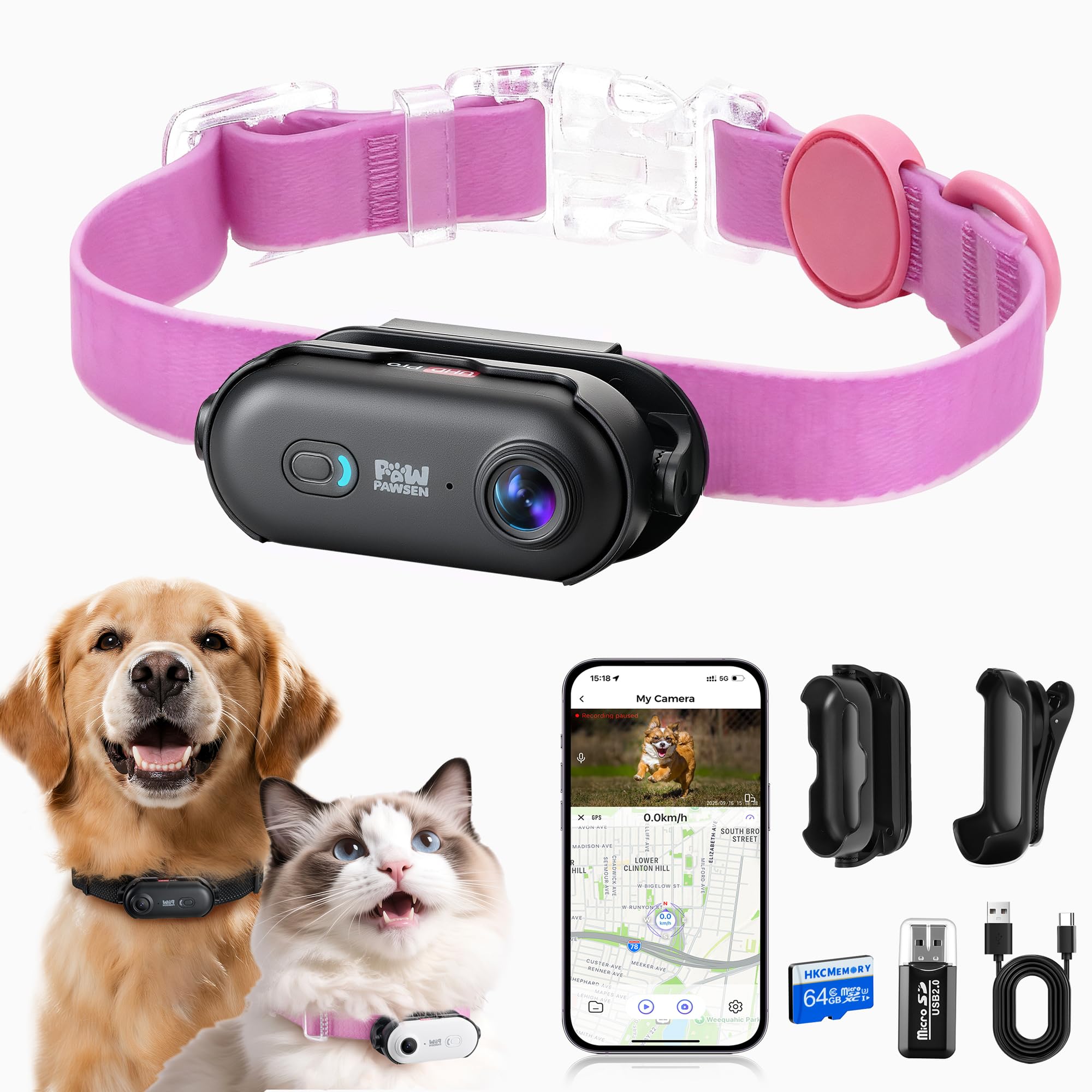 Caméra pour animaux sans fil pour comprendre les bêtises de votre chat