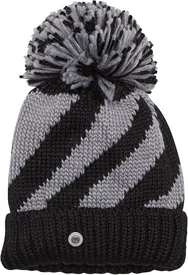 Bogner Gia Hat Blk/Gray with a Pom