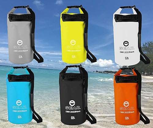 Miniatura 8 de Enthusiast Gear Enfriador flotante de bolsa seca  Mochila aislante enrollable  portátil, plegable, impermeable con correa acolchada para el hombro