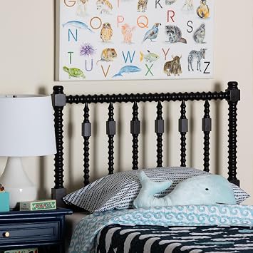 Baxton Studio Juliette Headboard, Twin, Black