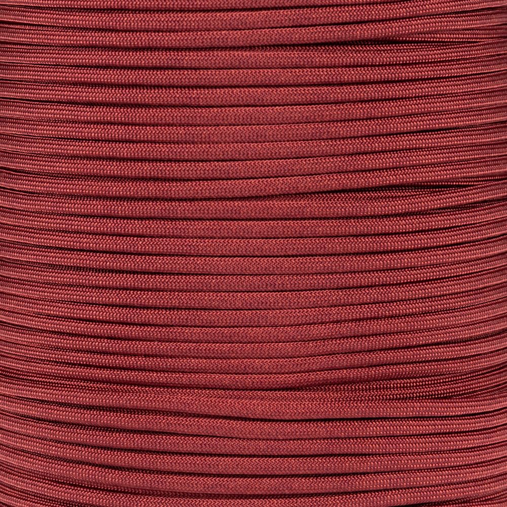 Paracord Planet Solid Color 550lb Paracord – 7 Strand Type III Nylon Cord for Indoor and Outdoor Tasks – Garnet (100 ft)