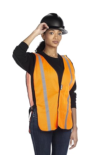 Miniatura 9 de MSA 10204786 Hydro Dip V-Gard - Casco de ala completa con suspensión de trinquete Fas-Trac III, carcasa de polietileno, correas de corona