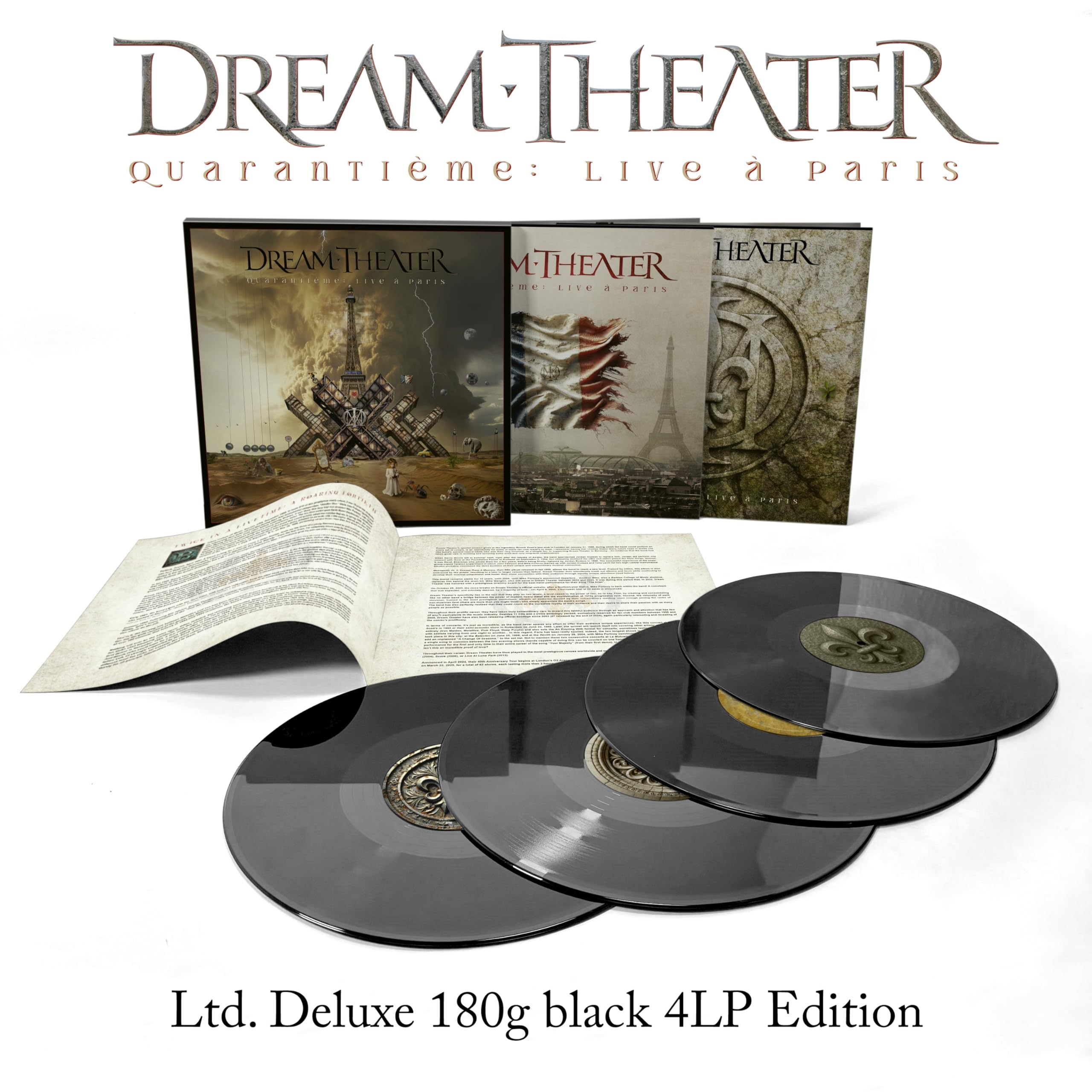 Quarantieme: Live A Paris (Limited Deluxe Black 4lp Edition